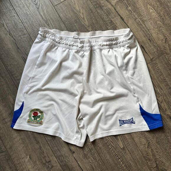 Lonsdale Black Burn Rovers Futbol Club FC Soccer Gym Athletic Shorts - Picture 7 of 7